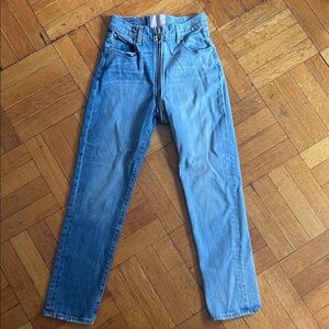 REVICE Women's Two Tone Straight Jeans